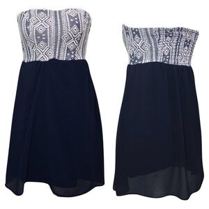 TARGET MOSSIMO Strapless Tribal Mini Dress‎